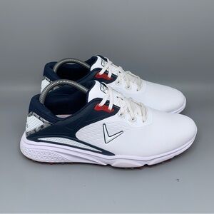 Callaway‎ Coronado V3 White Navy Golf Shoes CG410WBD Men’s Sz 9.5